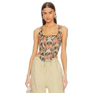 Miaou Campbell Top in Art Nouveau Floral